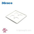 Dimensione standard Duplex Duplex Precettacolo Nylon Wallplate